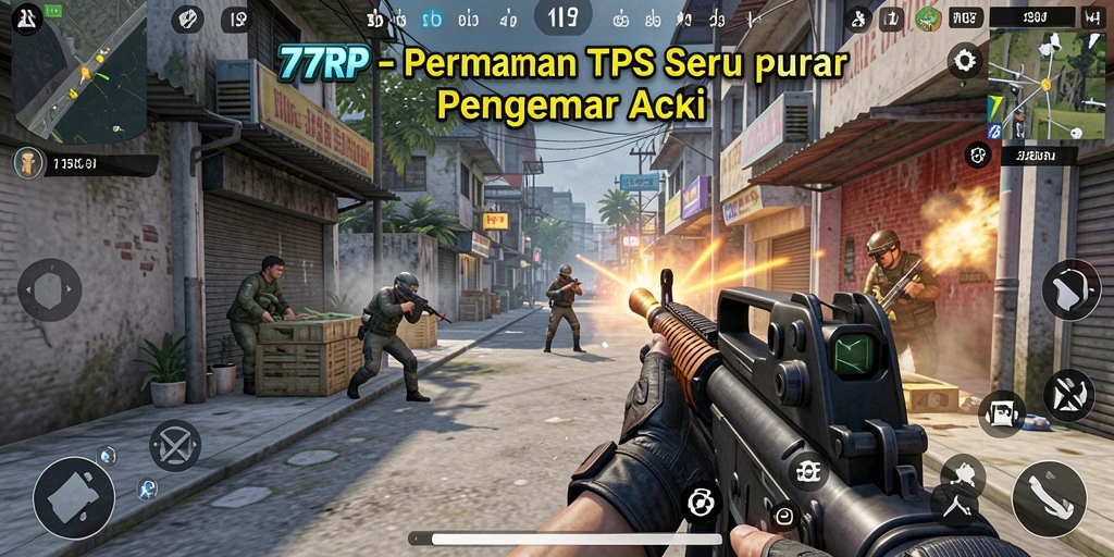 Tangkapan layar menunjukkan gameplay TPS yang seru dan mendebarkan.