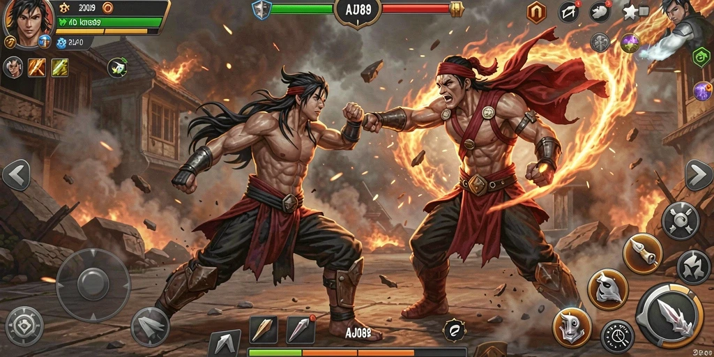 Gameplay AJO89 dengan aksi pertarungan yang memukau.
