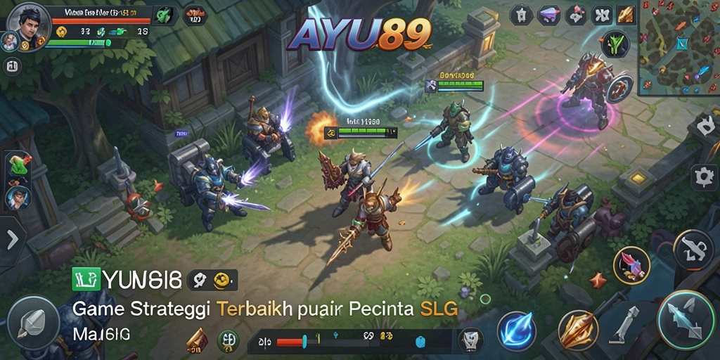 Screenshot gameplay AYU89 menampilkan aksi strategis yang mendebarkan.