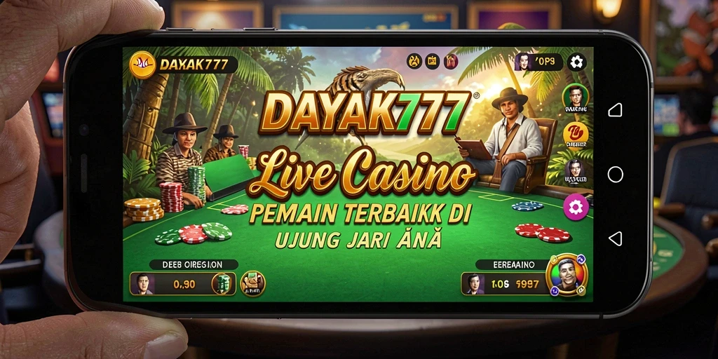 Tangkapan layar game Live Casino menunjukkan dealer beraksi dengan permainan yang menarik.