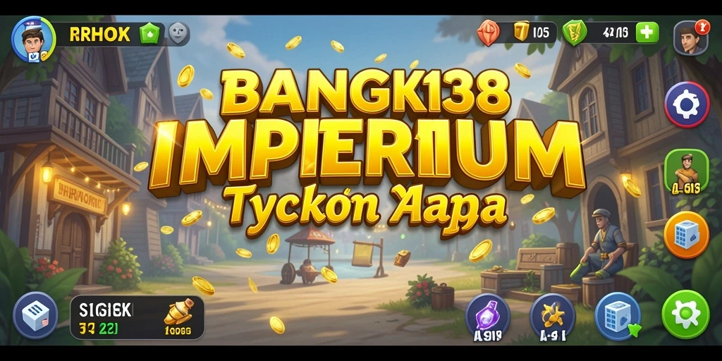 Screenshot utama IDRHOKI138 menampilkan aksi seru dalam membangun bisnis Tycoon.