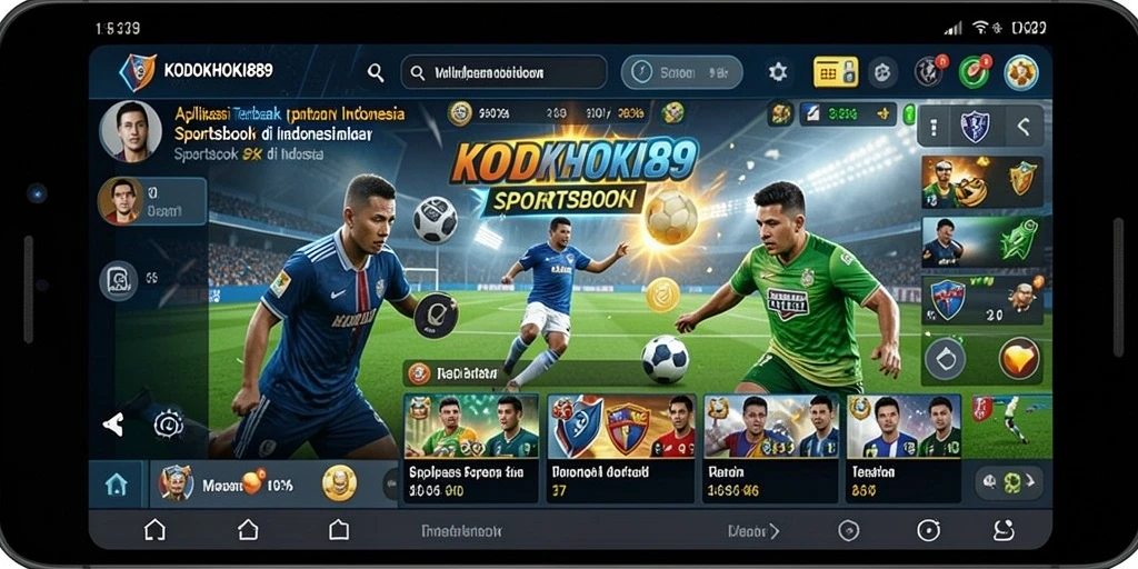 Screenshot utama KODOKHOKI889 menampilkan antarmuka taruhan yang menarik.