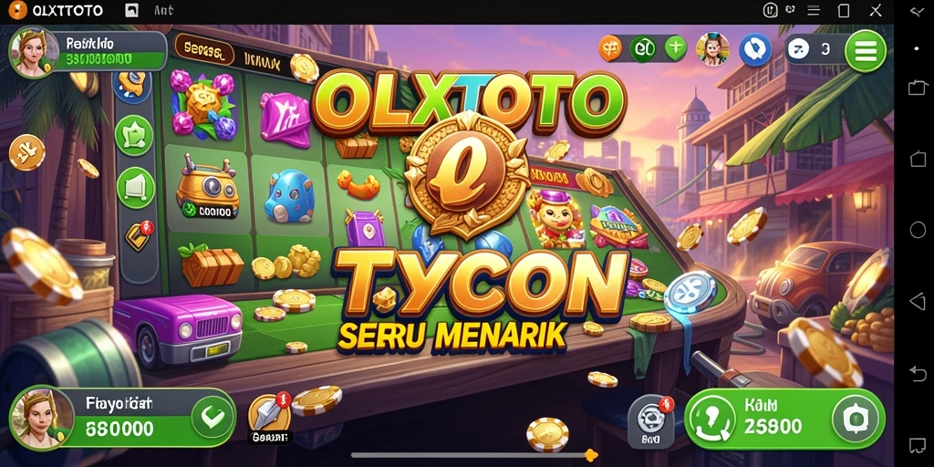 Tampilan gameplay OLXTOTO yang memukau dengan elemen Tycoon yang menarik.