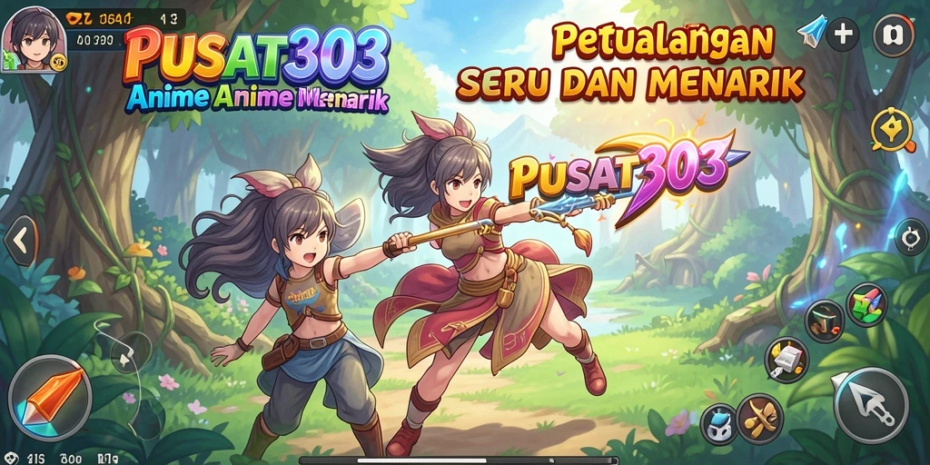 Tampilan gameplay PUSAT303 yang memukau dan penuh warna.