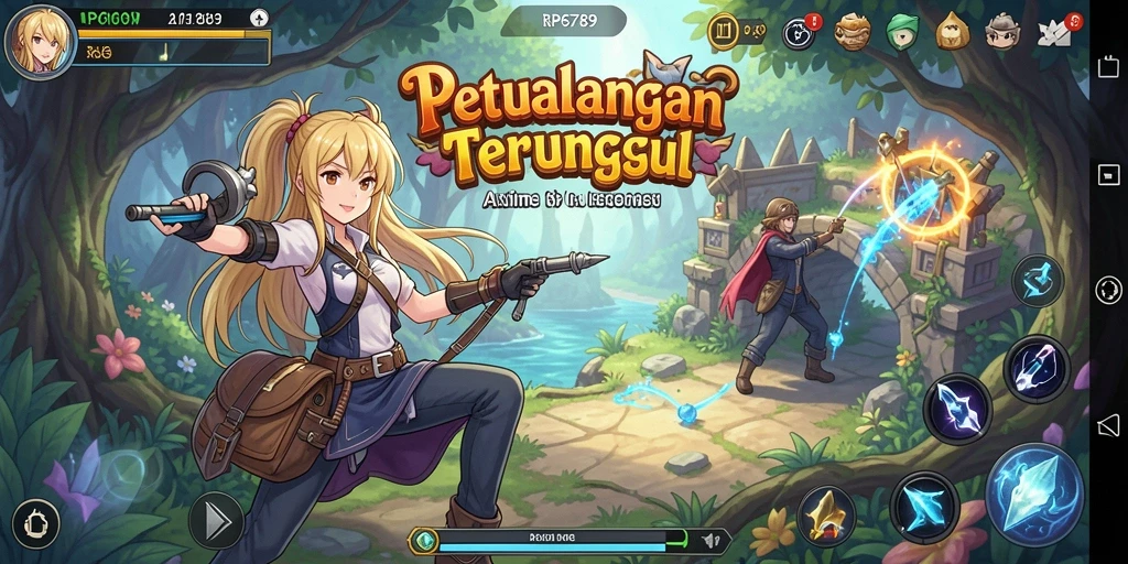 Gameplay seru dari RP6789 dengan karakter Anime ikonik.