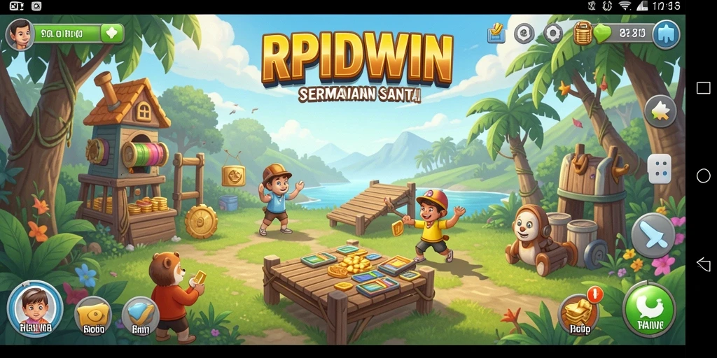 Tangkapan layar gameplay <strong>RPIDWIN</strong> menampilkan momen seru dalam permainan santai.