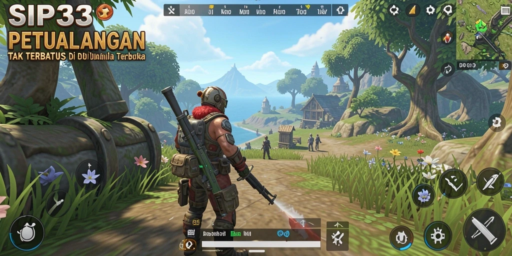 Tampilan gameplay Open World yang menakjubkan di SIP33.