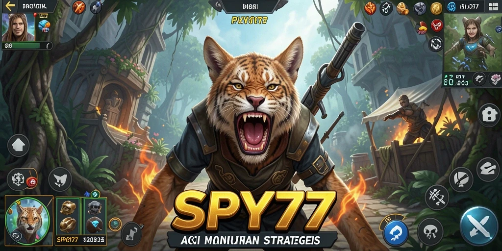 Tampilan gameplay SPY77 yang mendebarkan dan penuh aksi.