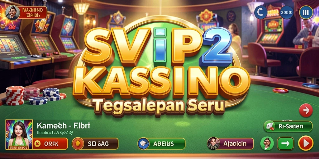 Screenshot SVIP2 menampilkan gameplay Kasino yang menegangkan dan menarik.