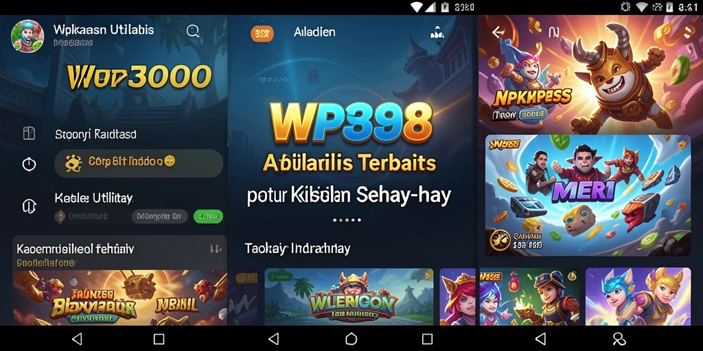 Tampilan utama WP888 dengan fitur utilitas yang lengkap.