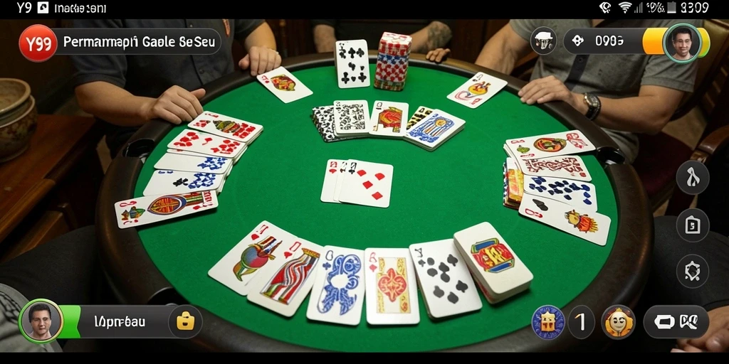Tampilan gameplay seru di Y89 dengan efek grafis menarik.