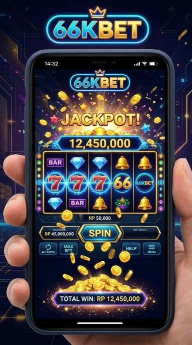 Pengguna menikmati beragam fitur menarik di aplikasi 66kbet.